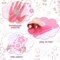 288 Pcs Y2k Cute Flowers Wall Sticker Colorful Floral Wall Decal (9.1 x 11.4 Inch,Elegant Colors)